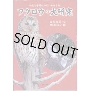 画像: フクロウの大研究　〜知恵と学問の神といわれる鳥〜　　　国松俊英＝文／関口シュン＝絵  　[PHPノンフィクション] （対象：小学中級以上）